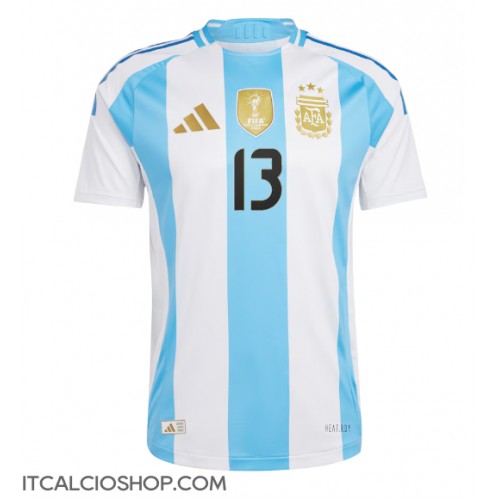 Argentina Cristian Romero #13 Prima Maglia Copa America 2024 Manica Corta